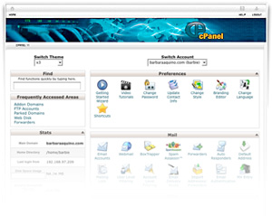 Панель управления хостингом cPanel